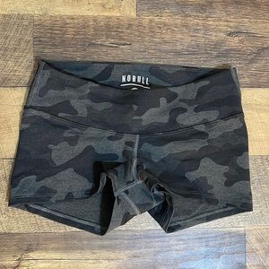 Small nobull camo shorts